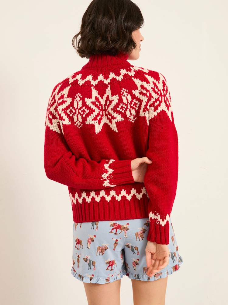 FatFace Shelter Knitted Zip Through Cardigan - Imagen 2 de 6