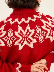 FatFace Shelter Knitted Zip Through Cardigan - Imagen 5 de 6