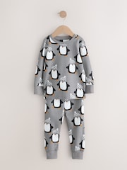 Red Xmas Snuggle Pyjamas 3 Pack (9mths-10yrs) - Image 5 of 10