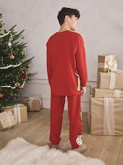 Red Reindeer Single Xmas Pyjamas (9mths-10yrs) - Image 3 of 9