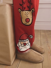 Red Reindeer Single Xmas Pyjamas (9mths-10yrs) - Image 5 of 9