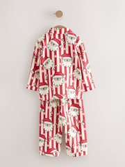 Red/White Santa Single Xmas Button Through Pyjamas (9mths-12yrs) - Image 6 of 8