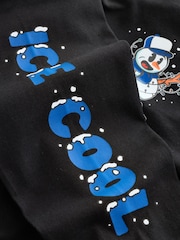 Blue/Black Snowman Single Xmas Pyjamas (5-16yrs) - Image 8 of 9