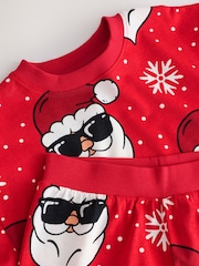 Red Santa Single Jogger Xmas Pyjamas (3-16yrs) - Image 4 of 4