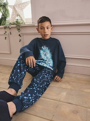 Mornariška/modra gamer drevo - Enojne božične pižame (5-16let) - Slika 2 iz 7