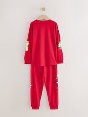 Black/Red/Yellow Graffiti Single Christmas Pyjamas (3-16yrs) - Image 5 of 7