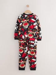 Rojo/negro - Single Jogger Xmas Pyjamas (3-16yrs) - Imagen 2 de 6