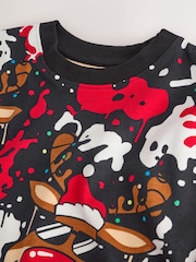 Rojo/negro - Single Jogger Xmas Pyjamas (3-16yrs) - Imagen 4 de 6