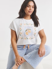 Simply Be Gingham Print 100% Cotton Pyjamas Set - صورة 1 من 4