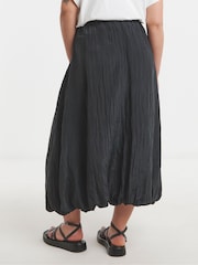 Simply Be Black Bubble Hem Midaxi Skirt - Image 4 of 4