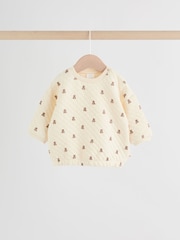 Neutral Bear Baby Quilted Sweat and Joggers Set (0mths-2yrs) - Image 3 of 15