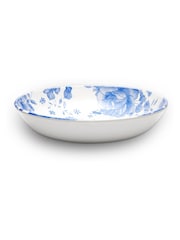 Wade Set of 4 Blue Floral Pattern Pasta Bowls - Image 1 of 3