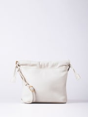 Lakeland Leather Parchment Eskrigg Drawstring Cross-Body Bag - Image 2 of 5