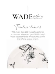 Wade Set of 4 Black Botanical Night Dinner Plates - Image 8 of 8