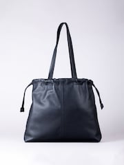 Negro - Lakeland Leather Eskrigg Drawstring Tote Bag - Imagen 1 de 5