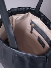 Negro - Lakeland Leather Eskrigg Drawstring Tote Bag - Imagen 4 de 5