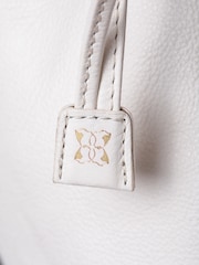 Lakeland Leather Parchment Eskrigg Drawstring Tote Bag - Image 5 of 5