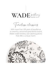 Wade Set of 4 Black Botanical Night Side Plates Earthenware - Image 9 of 9