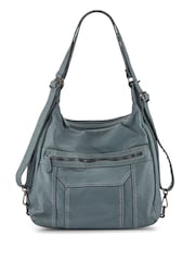 Pavers Blue Convertible Shoulder Bag Backpack - Image 1 of 2