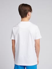 U.S. Polo Assn. White Boys 100% Cotton Circle Print T-Shirt - Image 4 of 8
