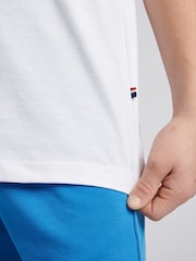 U.S. Polo Assn. White Boys 100% Cotton Circle Print T-Shirt - Image 5 of 8