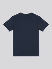 U.S. Polo Assn Light Blue Boys Double Horsemen Graphic Print 100% Cotton T-Shirt - Image 2 of 3