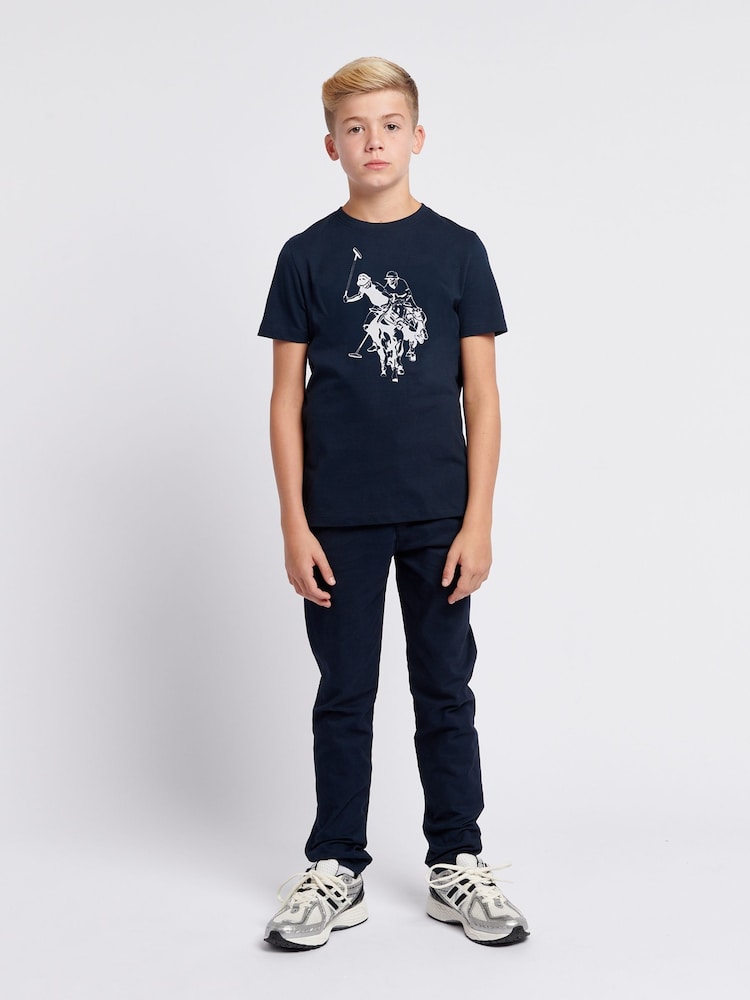 أزرق فاتح - تيشرت بطبعة جرافيك بشعار خيال مزدوج من U.S. Polo Assn - صورة 7 من 7 أزرق فاتح - تيشرت بطبعة جرافيك بشعار خيال مزدوج من U.S. Polo Assn - صورة 7 من 7