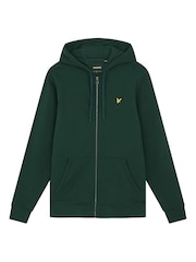 Lyle & Scott Green Zip Through Hoodie - Image 5 of 5