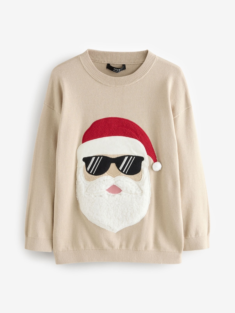 Stone Wash Santa Sweatshirt - Image 1 of 1