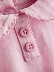 JoJo Maman Bébé 2-Pack 100% Cotton Plain Peter Pan Tops - Bild 6 von 7