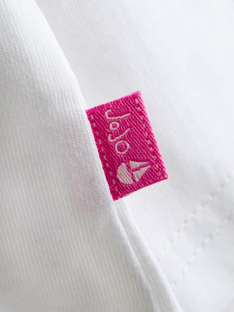 JoJo Maman Bébé Pink 2-Pack 100% Cotton Plain Peter Pan Tops - Image 7 of 7 JoJo Maman Bébé Pink 2-Pack 100% Cotton Plain Peter Pan Tops - Image 7 of 7