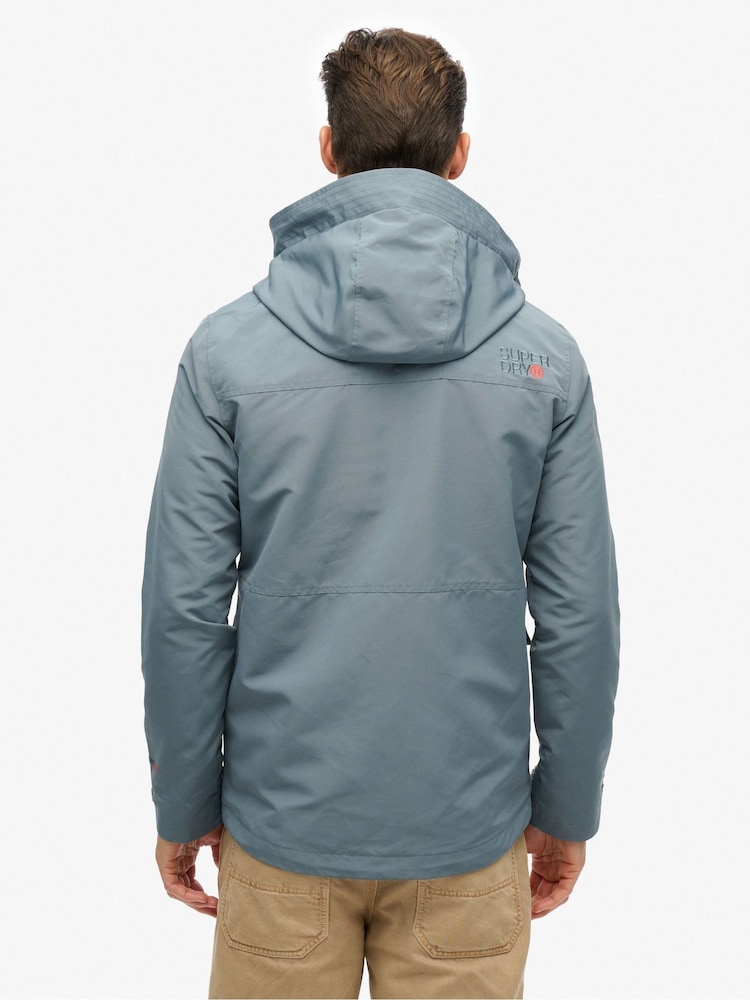 Superdry ветровка с капюшоном и вышивкой - Изображение 5 из 5