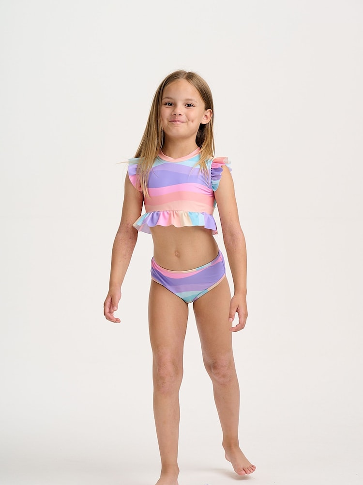 Soliswim Purple Frill Tankini - Image 1 of 8