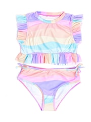 Soliswim Purple Frill Tankini - Image 3 of 8