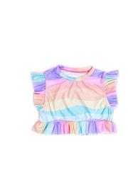 Soliswim Purple Frill Tankini - Image 5 of 8