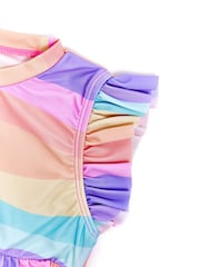 Soliswim Purple Frill Tankini - Image 8 of 8