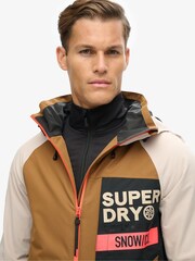 Superdry Brown Ski Freestyle Core Jacket - Image 4 of 6