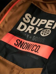 Superdry Brown Ski Freestyle Core Jacket - Image 6 of 6