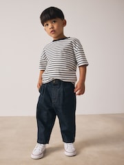 Rinse Wash Pleat Front Jeans (3mths-7yrs) - Image 2 of 7