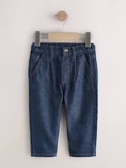 Rinse Wash Pleat Front Jeans (3mths-7yrs) - Image 4 of 7
