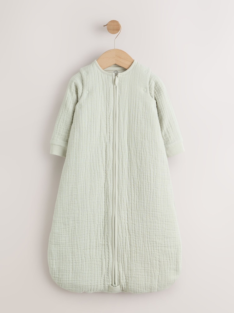 Sage Green 2.5 TOG Removable Sleeve Sleep Bag - Image 1 of 11
