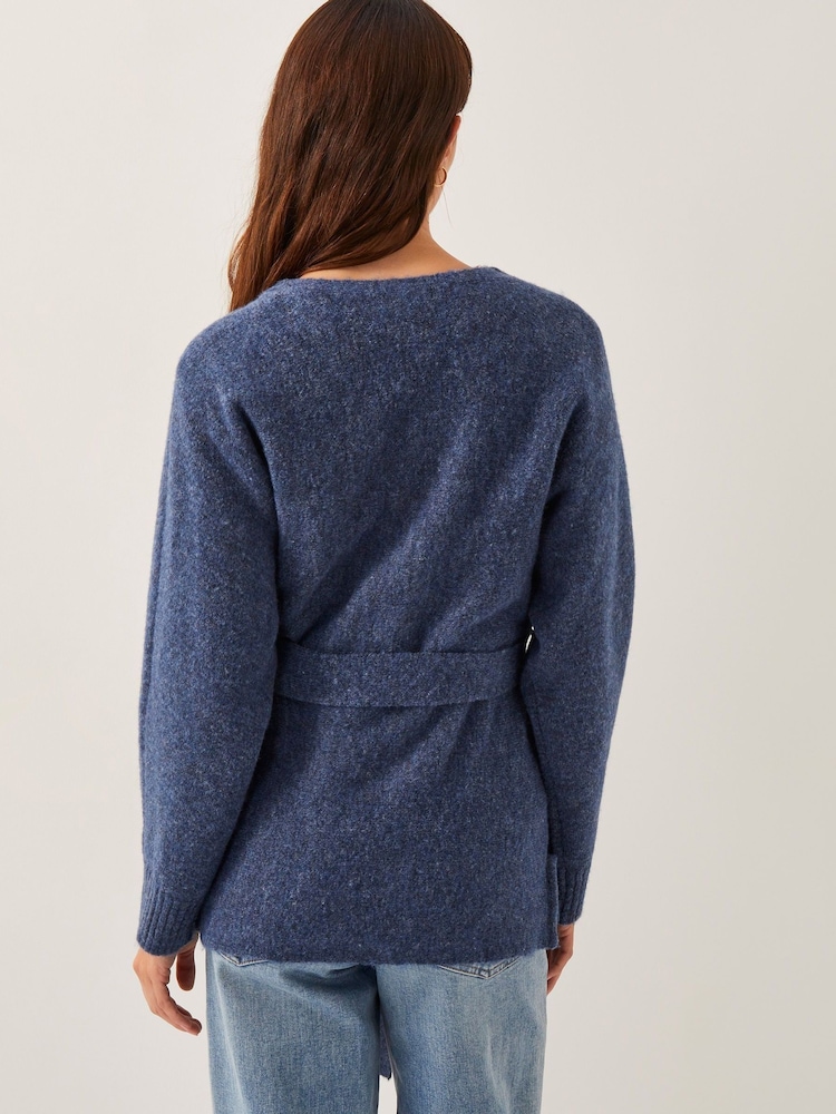 Monsoon Blue Bay Belted Cardigan - Image 4 of 4