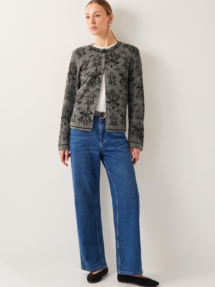 Monsoon Jess Jacquard Cardigan - Bild 2 von 5 Monsoon Jess Jacquard Cardigan - Bild 2 von 5