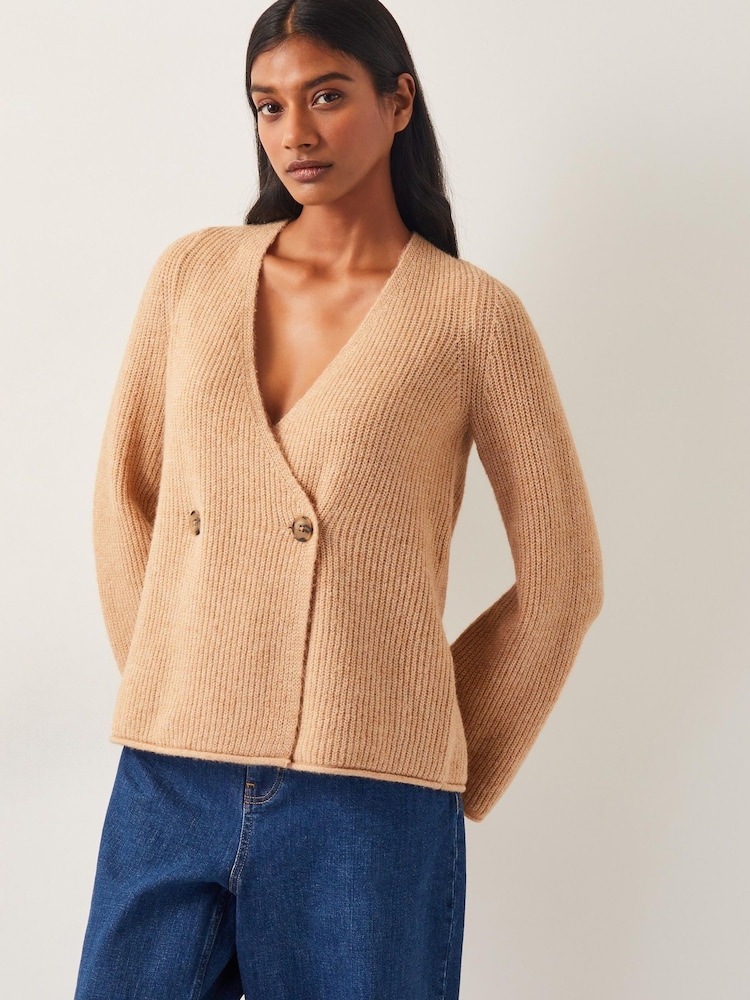 Monsoon Sula V-Neck Double Breasted Cardigan - Imagen 1 de 5 Monsoon Sula V-Neck Double Breasted Cardigan - Imagen 1 de 5
