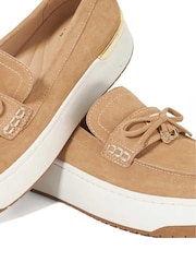 Dune London Cream Glide Sport Sole Loafers - Image 5 of 5