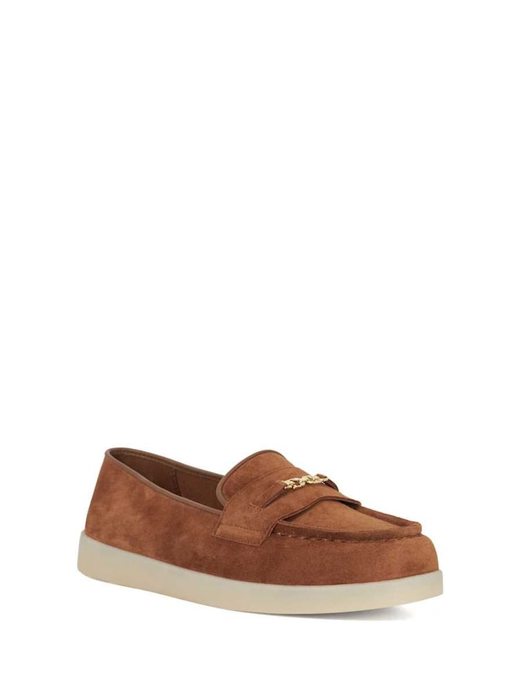 Lichtbruin - Dune London Graciela Suede Loafers - Image 2 of 6
