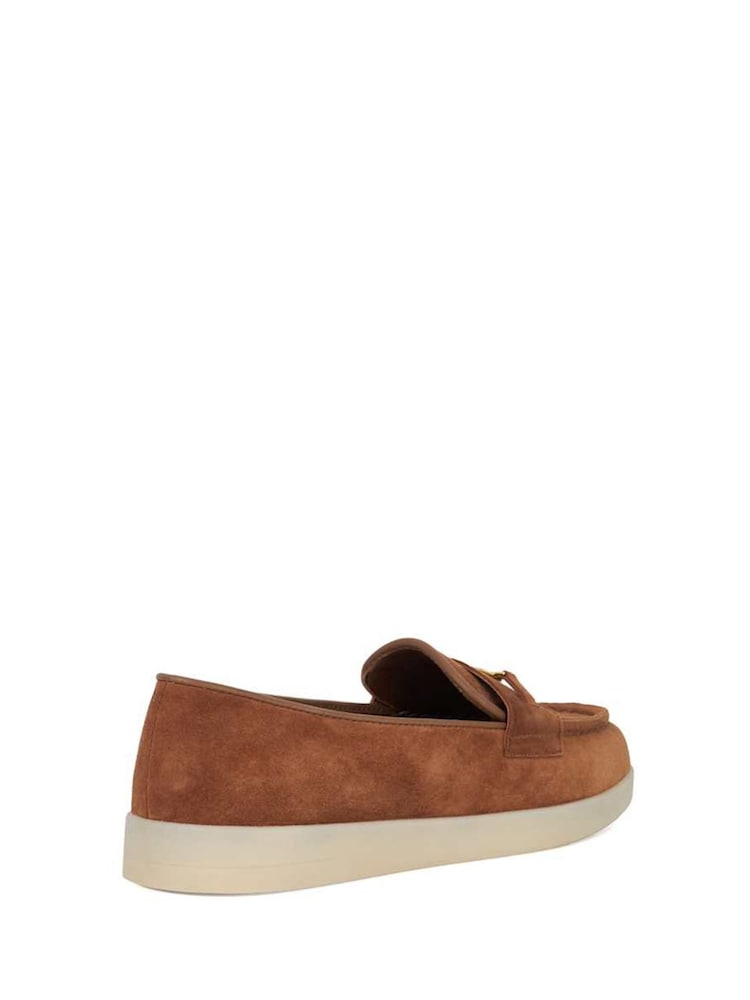 Lichtbruin - Dune London Graciela Suede Loafers - Image 3 of 6