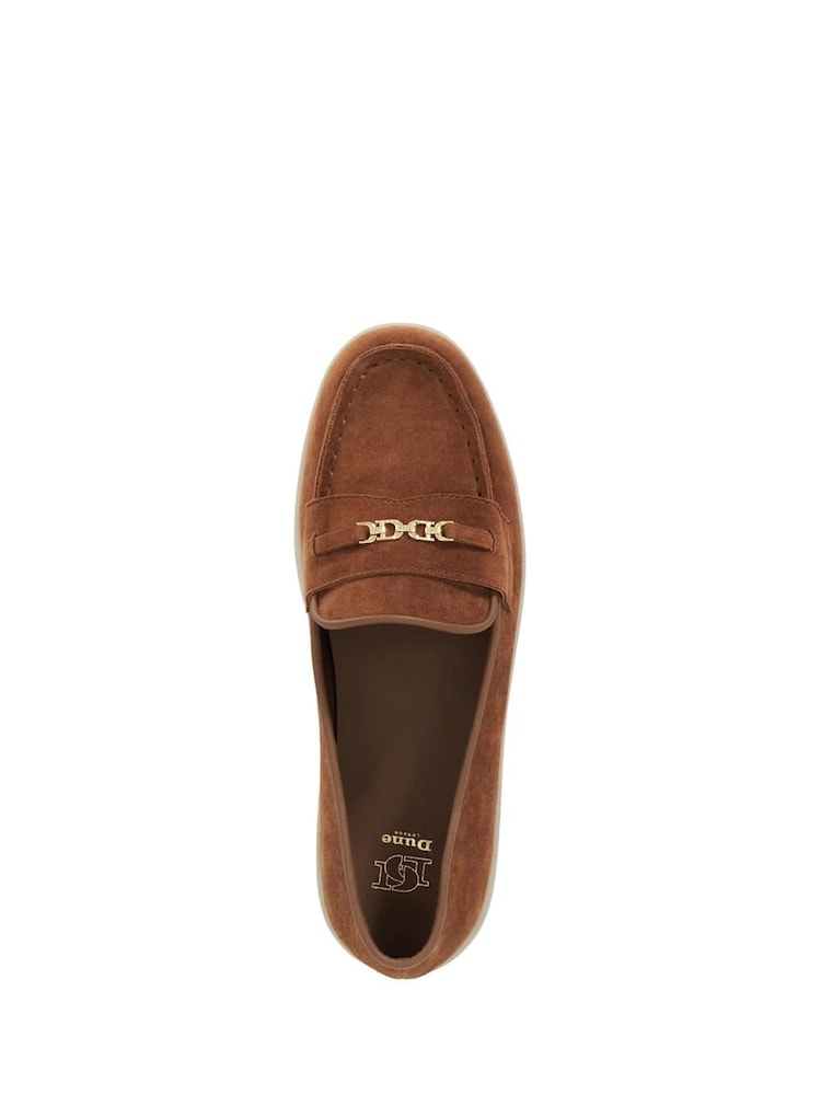 Lichtbruin - Dune London Graciela Suede Loafers - Image 4 of 6