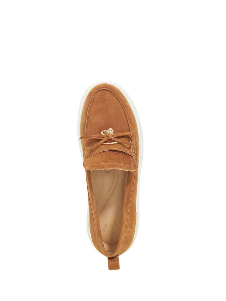 Dune London Brown Glide Sport Sole Loafers - Image 5 of 7