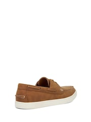 Dune London Brown Blizard Boat Shoes - Image 3 of 6
